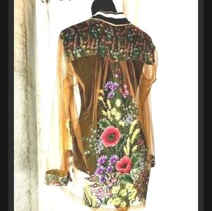 NWT Aratta Silent Journey "Sophie" Mesh Kimono